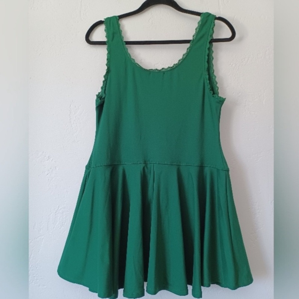 Elegant Green Mini Dress